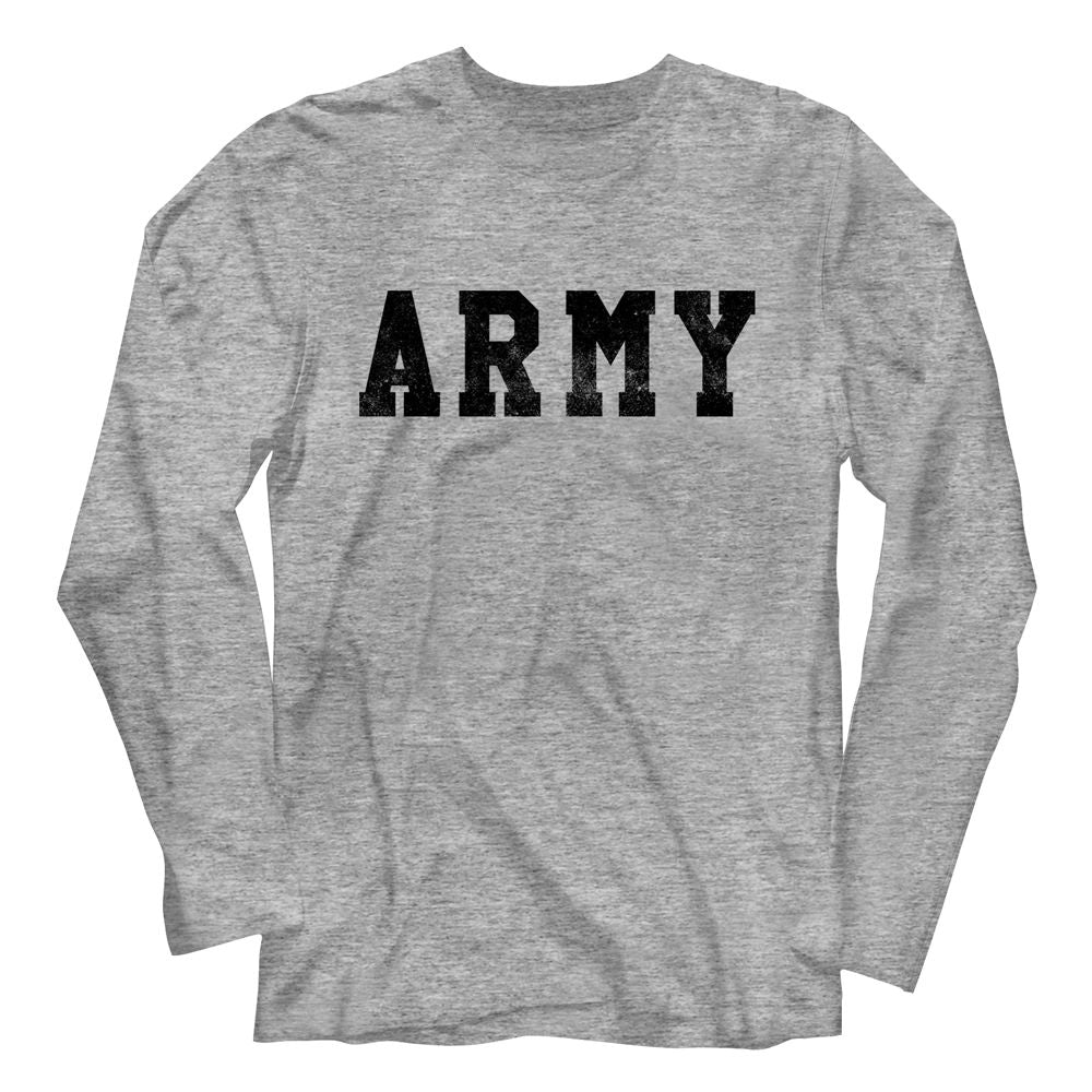 Army - Army - Long Sleeve - Heather - Adult - T-Shirt