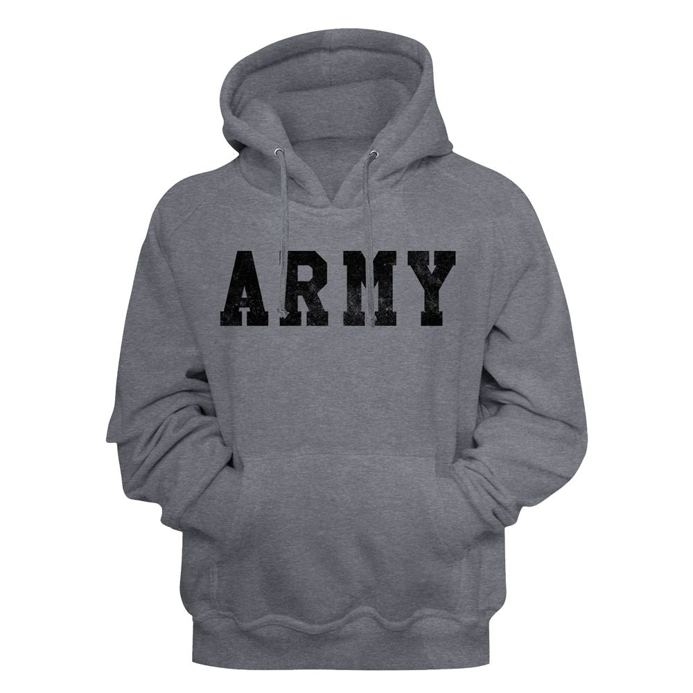 Army - Army - Long Sleeve - Heather - Adult - Hoodie