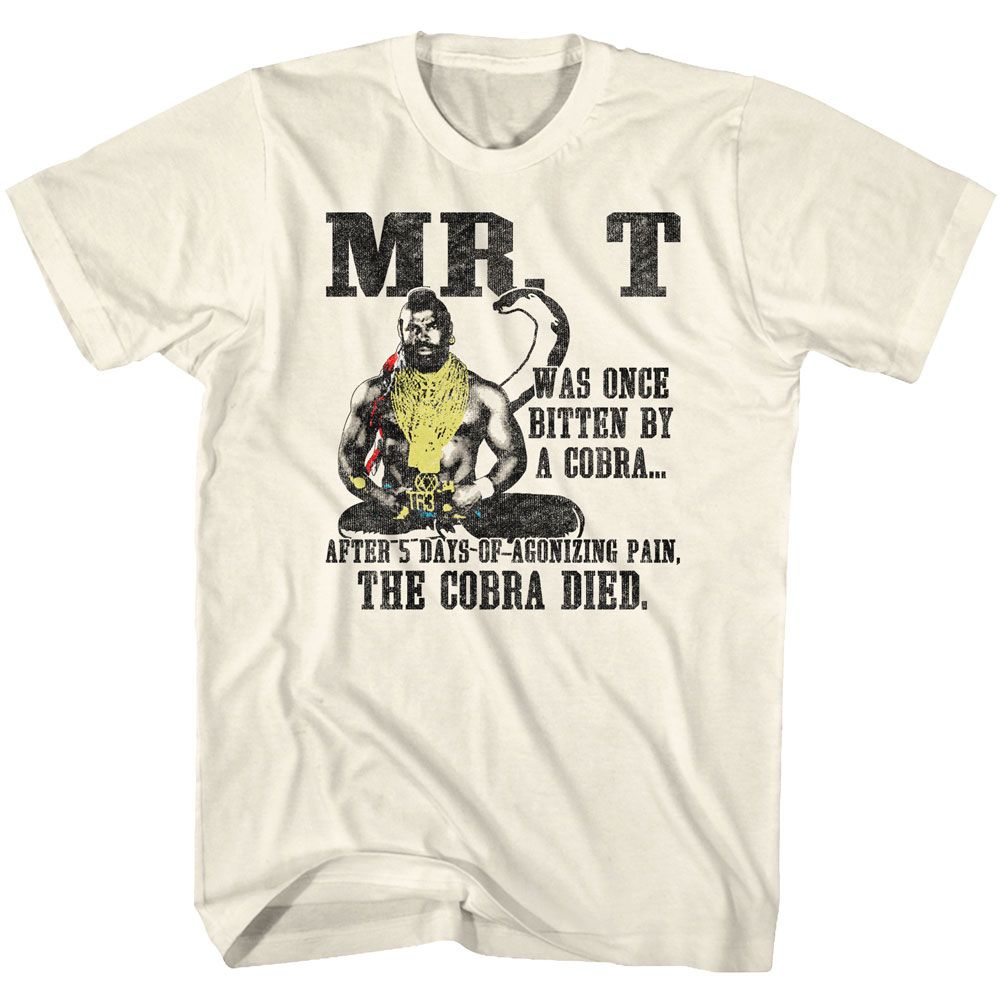Mr. T - Cobra Died - Short Sleeve - Adult - T-Shirt