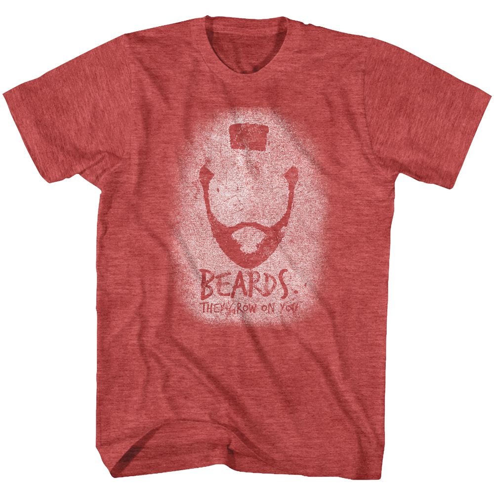 Mr. T - Beards - Short Sleeve - Heather - Adult - T-Shirt