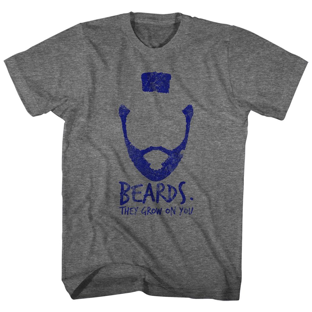 Mr. T - Beards 2 - Short Sleeve - Heather - Adult - T-Shirt