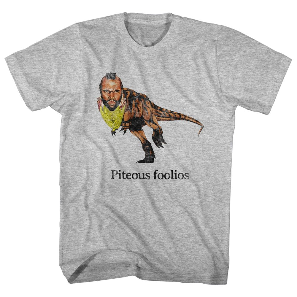 Mr. T - Piteous Foolious - Short Sleeve - Heather - Adult - T-Shirt