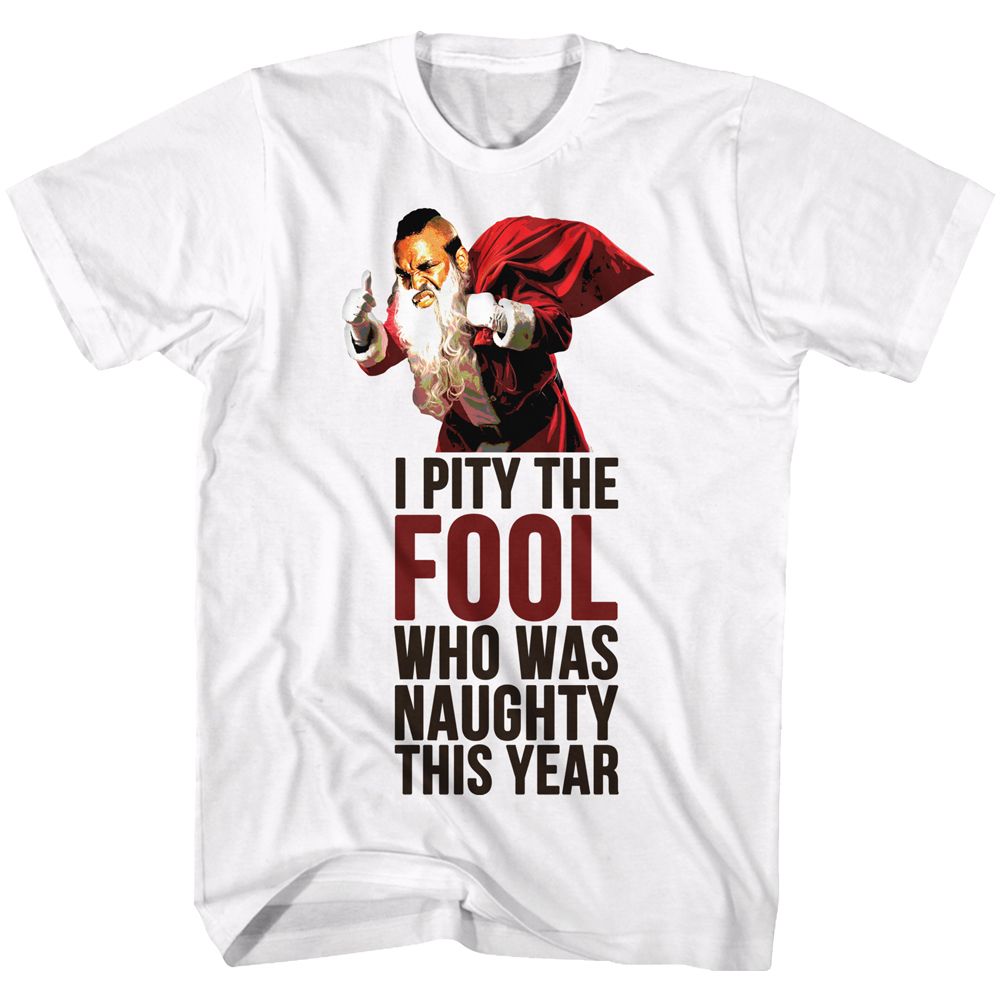 Mr. T - Naughty Fool - Short Sleeve - Adult - T-Shirt