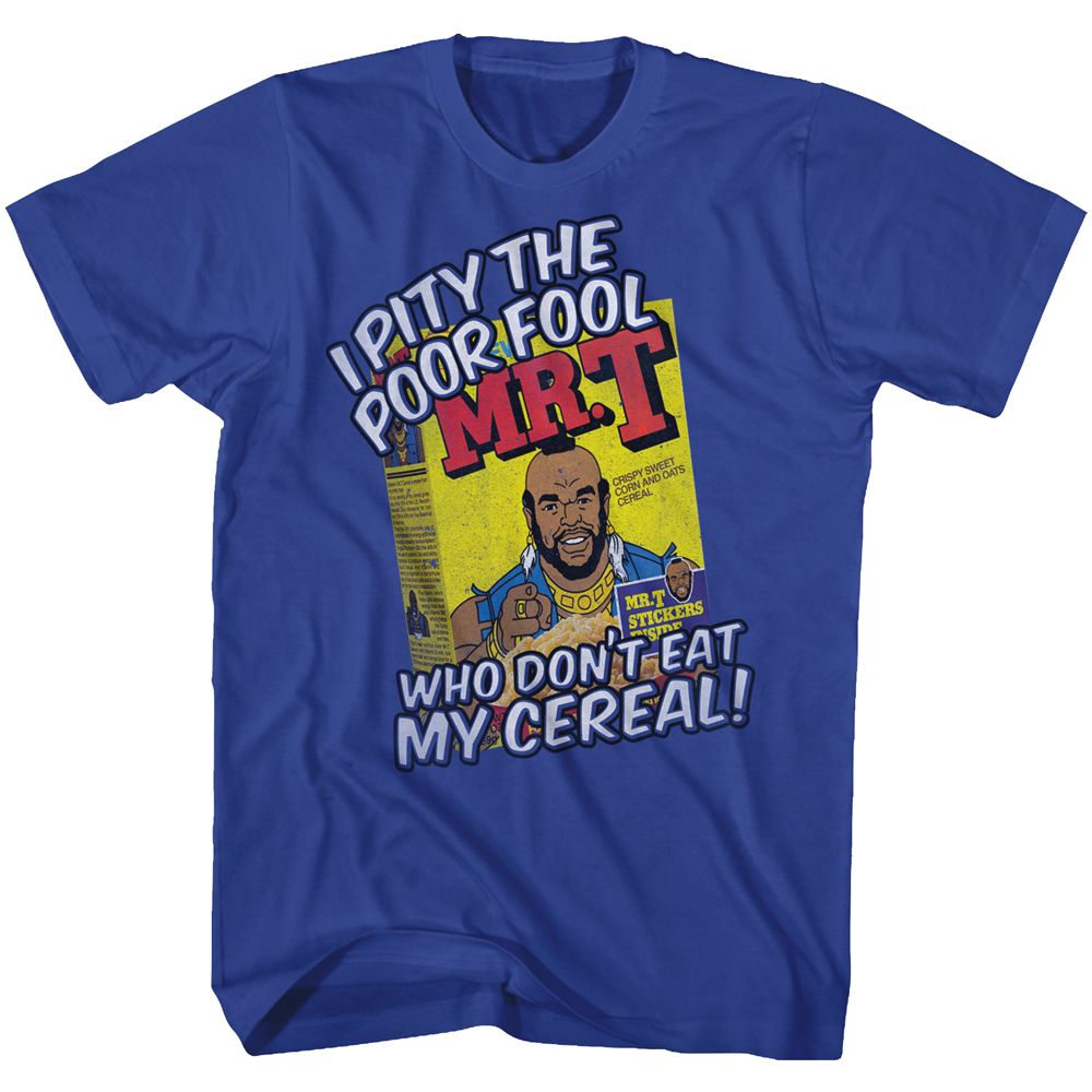 Mr. T - Cereal - Short Sleeve - Adult - T-Shirt