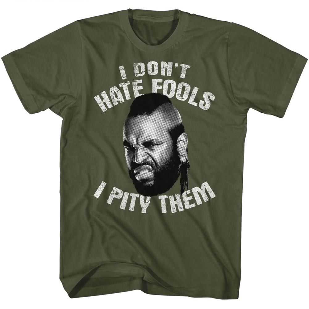 Mr. T - Dont Hate Pity - Short Sleeve - Adult - T-Shirt