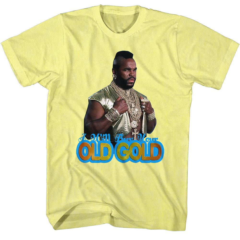 Mr. T - Old Gold - Short Sleeve - Heather - Adult - T-Shirt