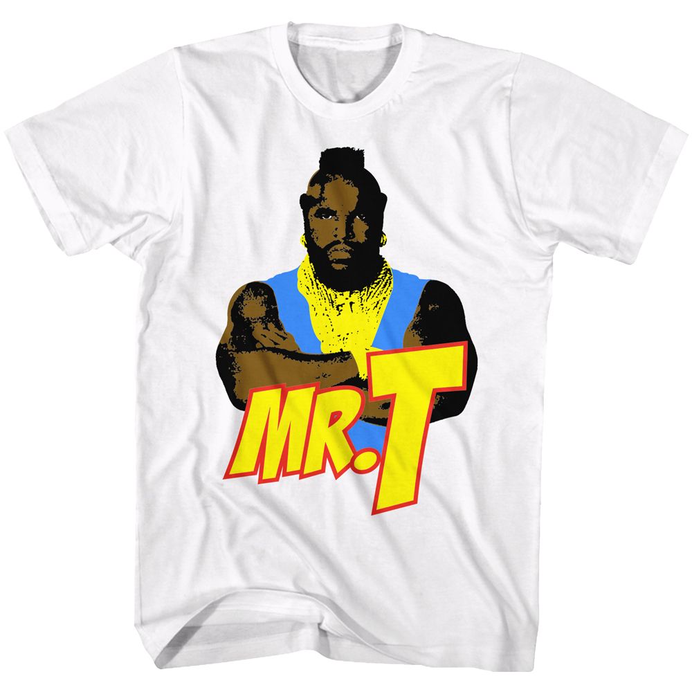 Mr. T - Cartoon T - Short Sleeve - Adult - T-Shirt