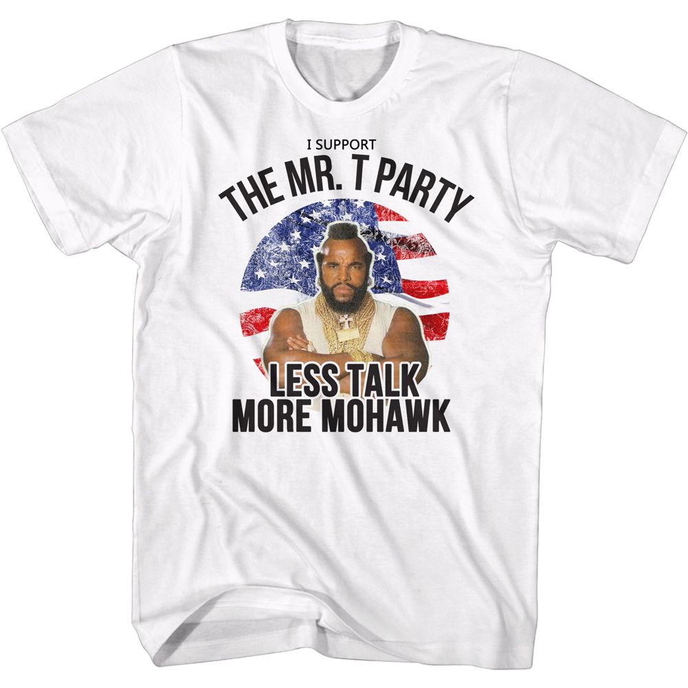 Mr. T - Less Talk More Mohawk - Short Sleeve - Adult - T-Shirt