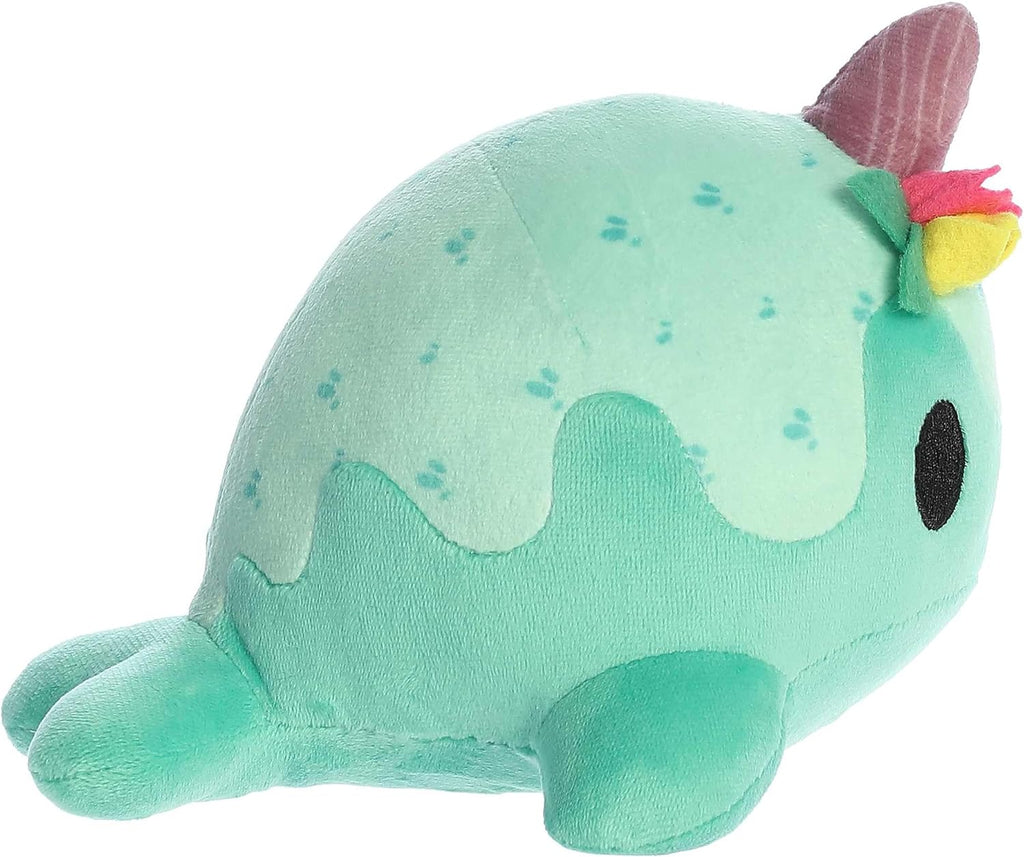 Aurora Enchanting Tasty Peach Tulip Nomwhal Plush 7in