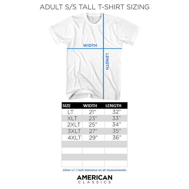 Powertown - Milwaukee Crusher - White Front Print Short Sleeve Adult T-Shirt