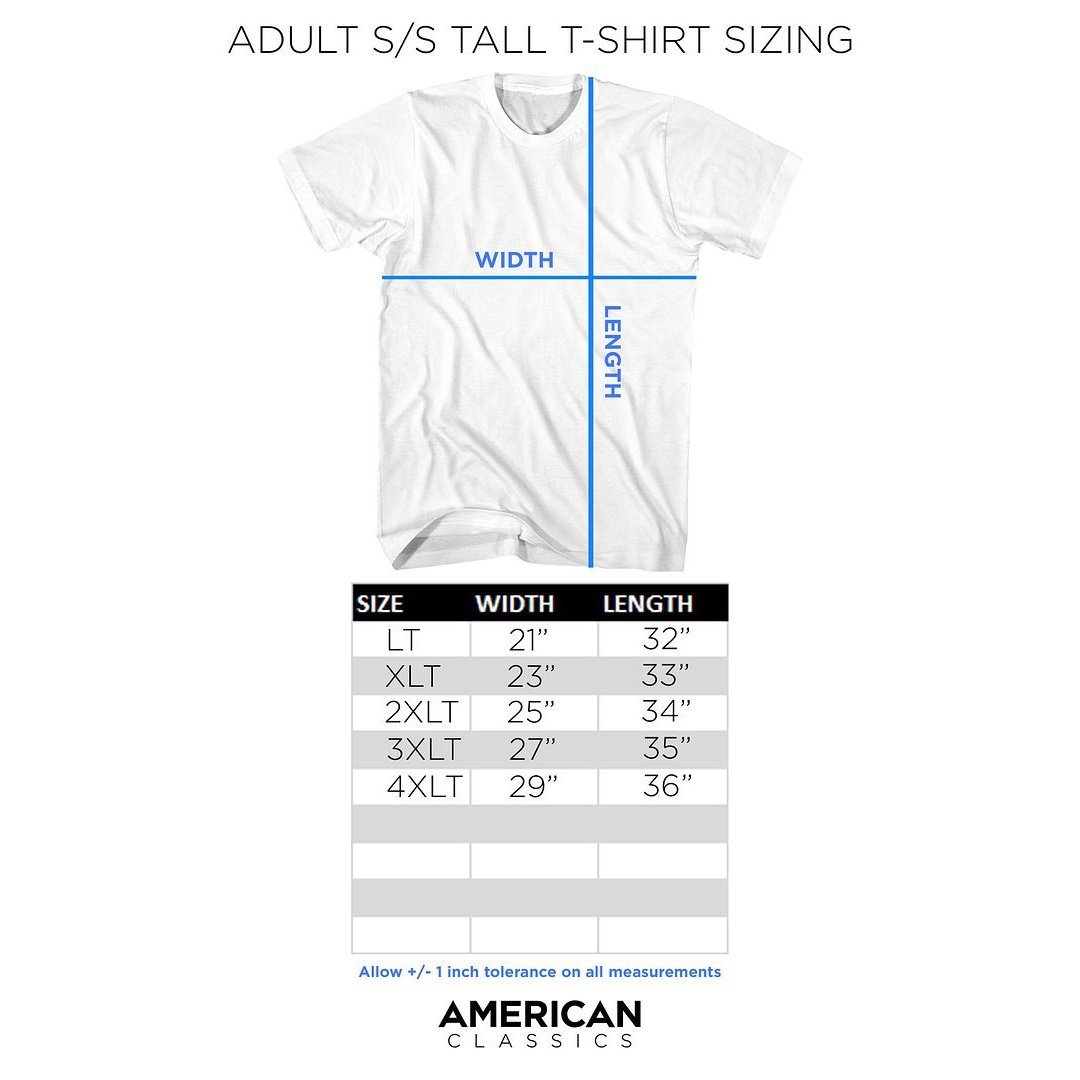 Powertown - Ken Patera - Gray Front Print Short Sleeve Solid Adult T-Shirt