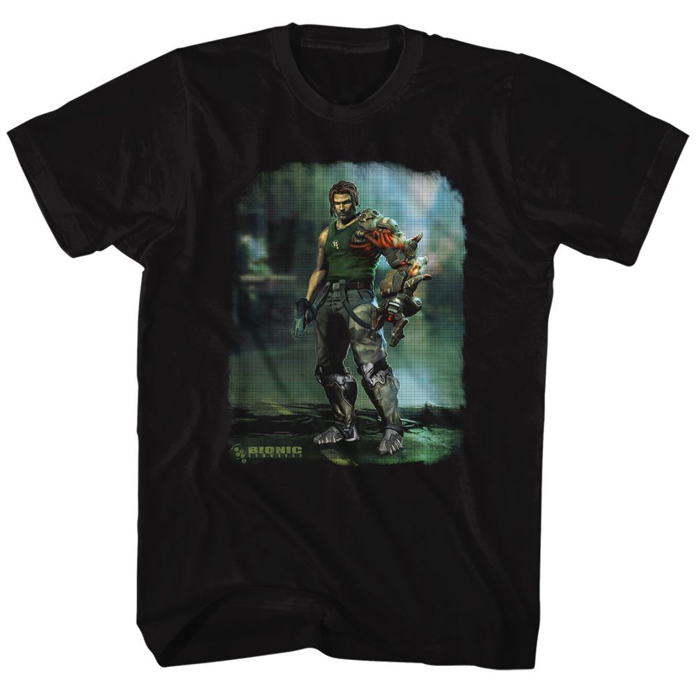 Bionic Commando - Damaged Road - Short Sleeve - Adult - T-Shirt