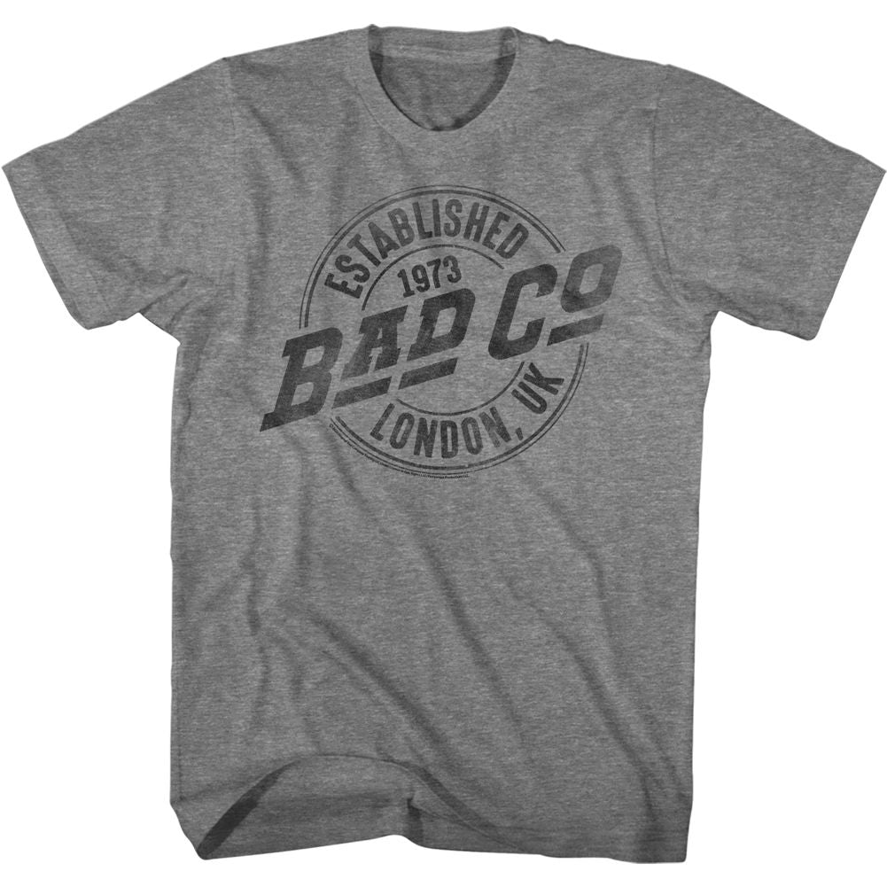 Bad Company - Faded Logo - Short Sleeve - Heather - Adult - T-Shirt