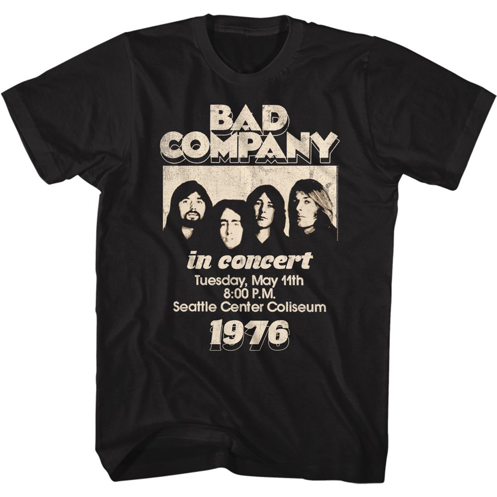 Bad Company - In Concert 76 - Short Sleeve - Adult - T-Shirt