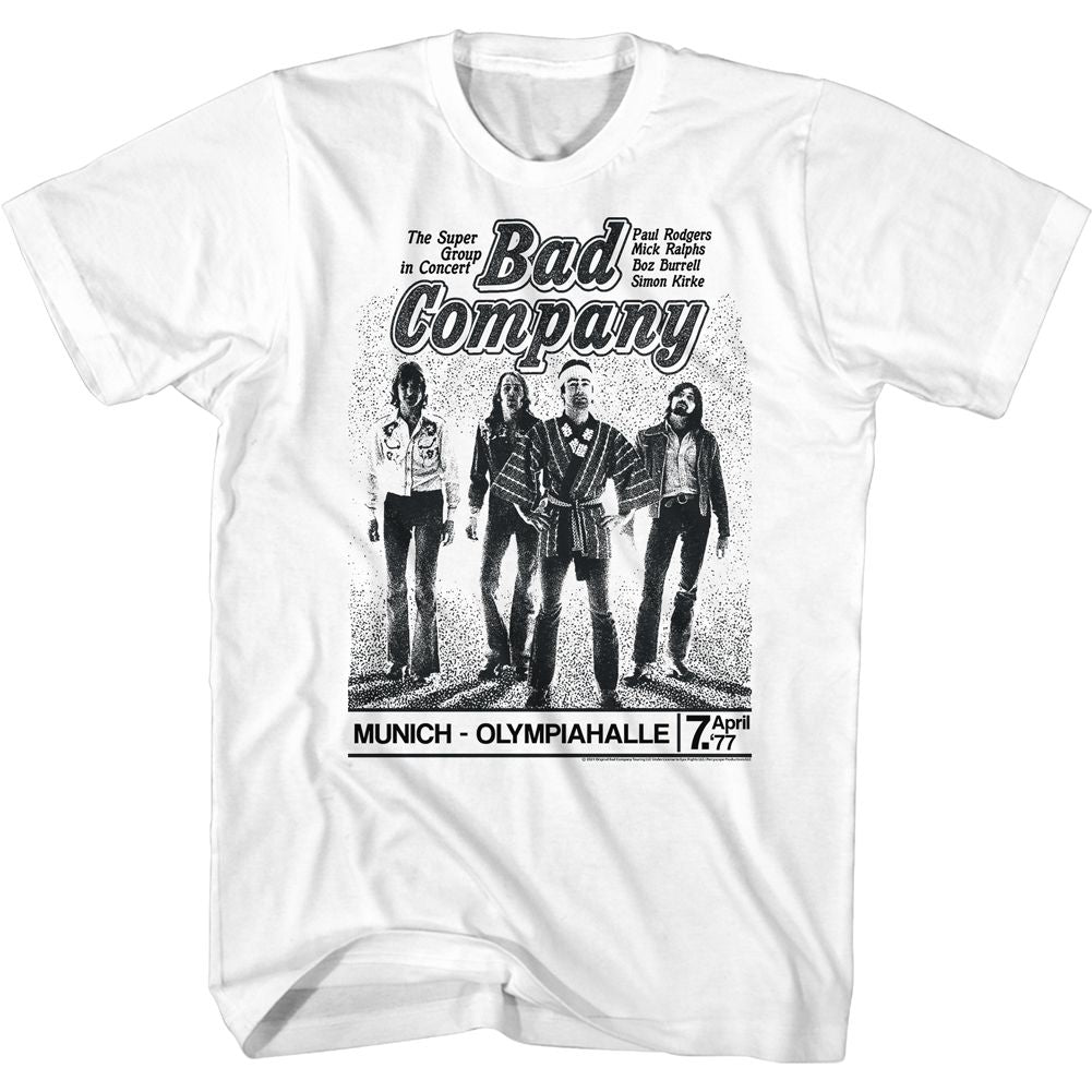 Bad Company - Munich Concert - Short Sleeve - Adult - T-Shirt