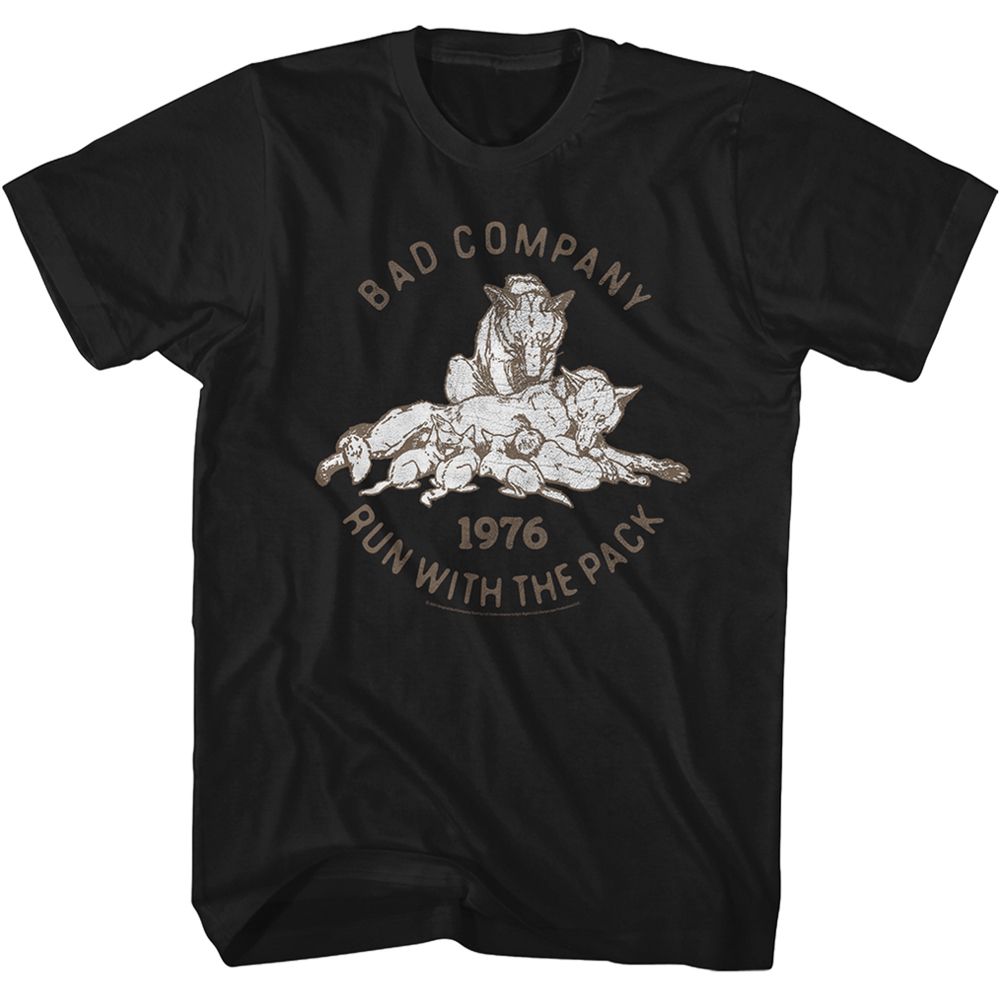 Bad Company - Run With The Pack - Short Sleeve - Adult - T-Shirt