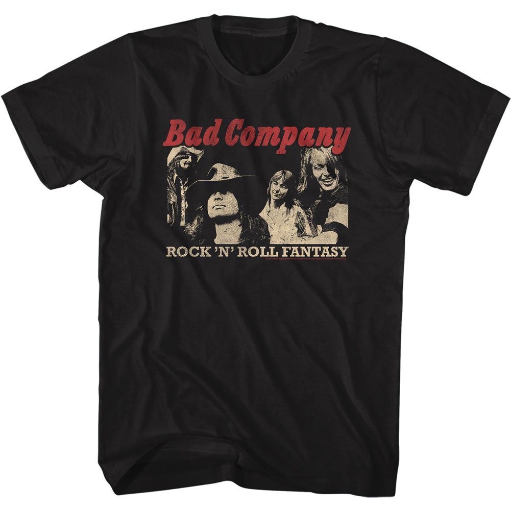 Bad Company - Rock N Roll Fantasy - Short Sleeve - Adult - T-Shirt
