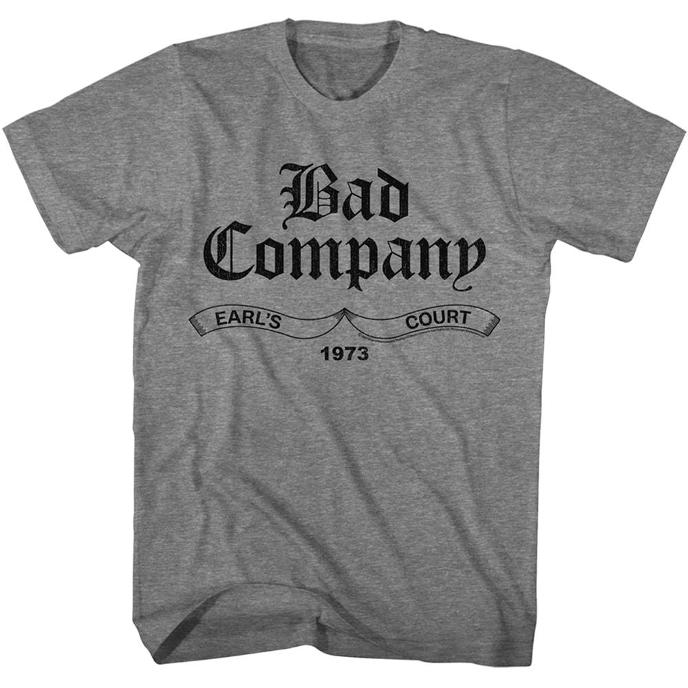 Bad Company - Earls Court - Short Sleeve - Heather - Adult - T-Shirt