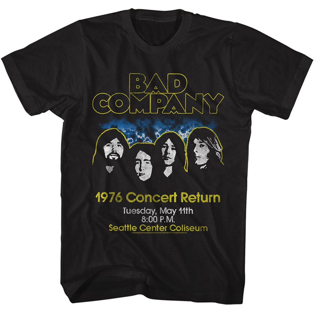 Bad Company - Concert Return - Short Sleeve - Adult - T-Shirt