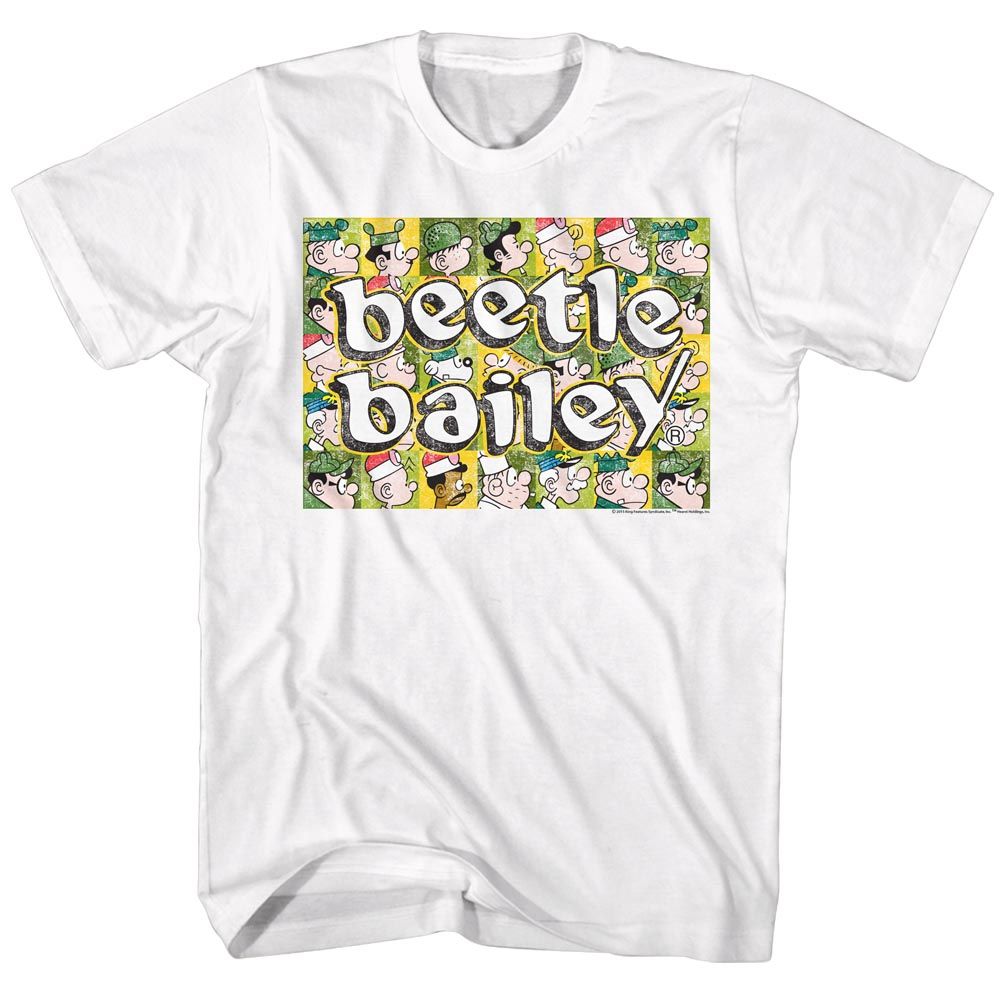 Beetle Bailey - Beetle Squares - Short Sleeve - Adult - T-Shirt