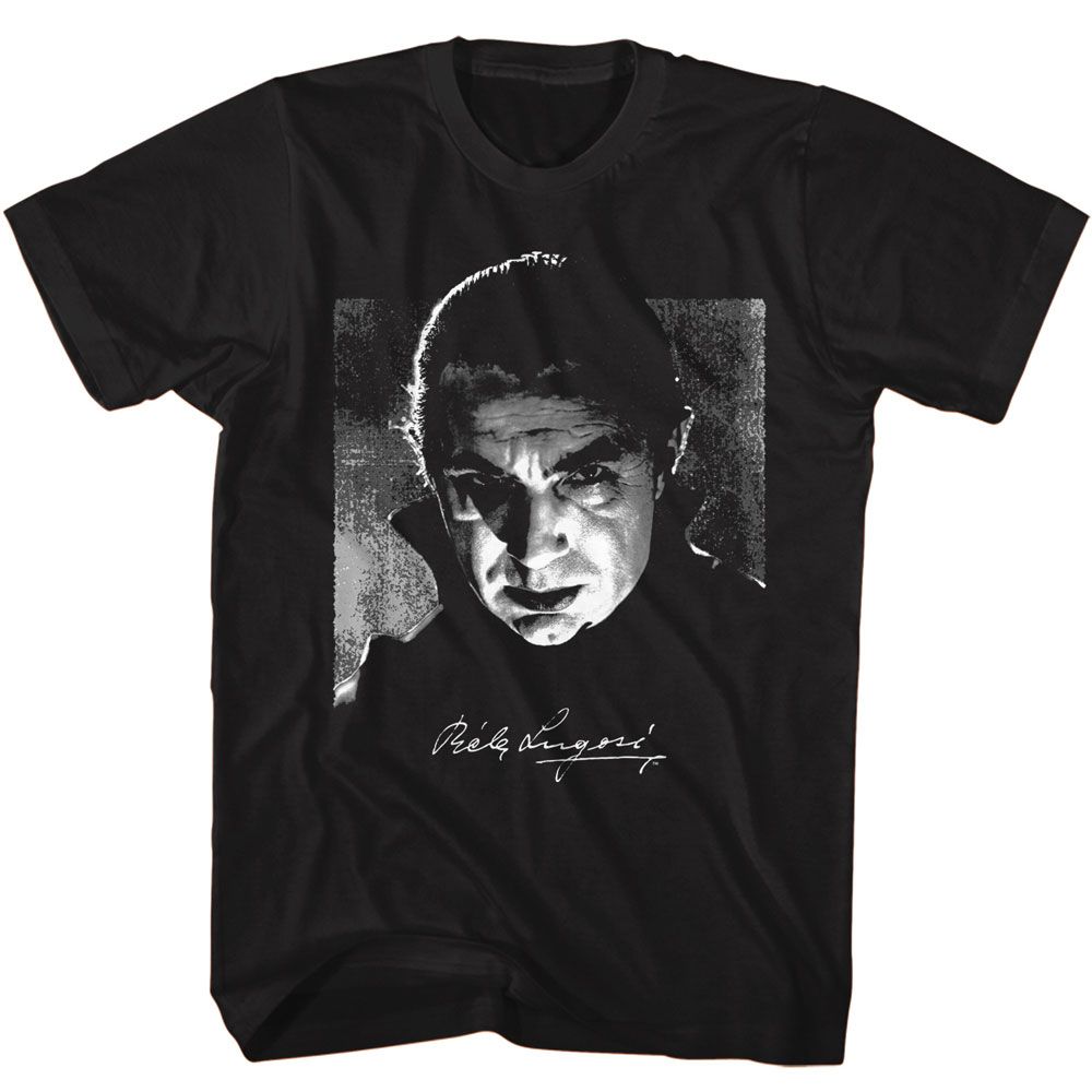 Bela Lugosi - Black & White Photo & Signature - Short Sleeve - Adult - T-Shirt