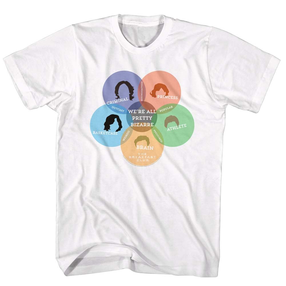 Breakfast Club - Venn Diagram - Short Sleeve - Adult - T-Shirt