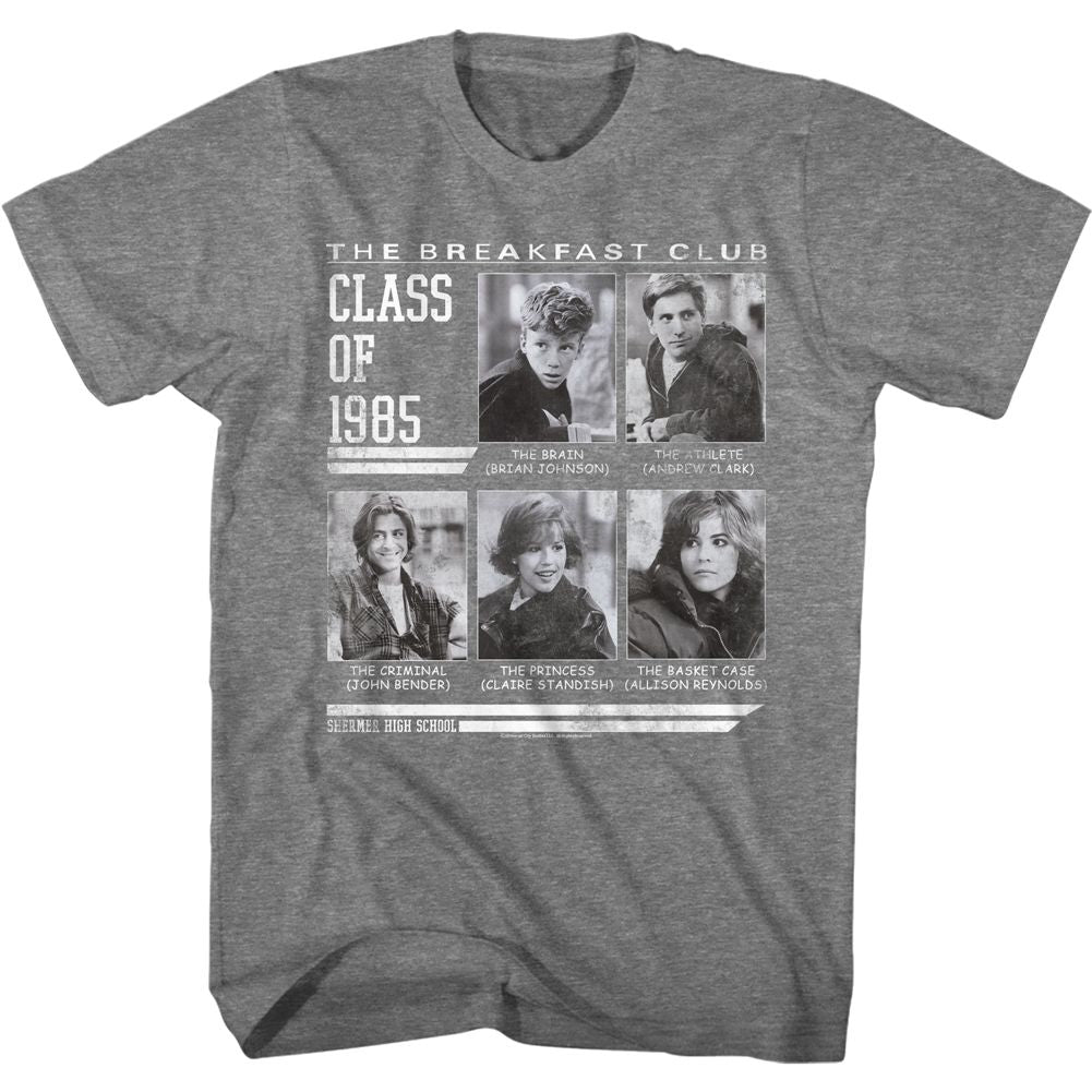 Breakfast Club - Class 85 Yearbook - Short Sleeve - Heather - Adult - T-Shirt