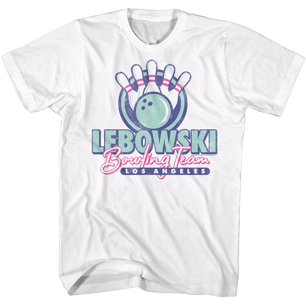 The Big Lebowski - LA Bowling Team - Short Sleeve - Adult - T-Shirt