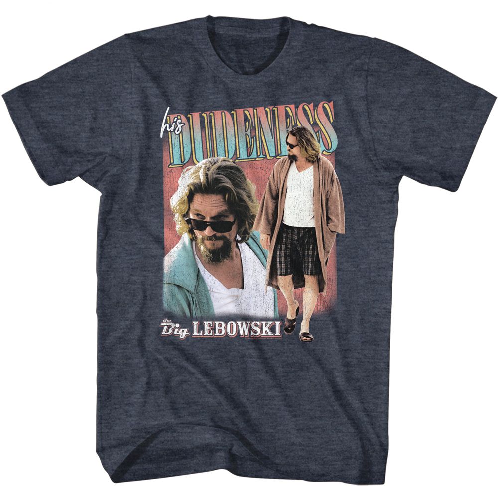 The Big Lebowski - Duo Pic - Short Sleeve - Heather - Adult - T-Shirt