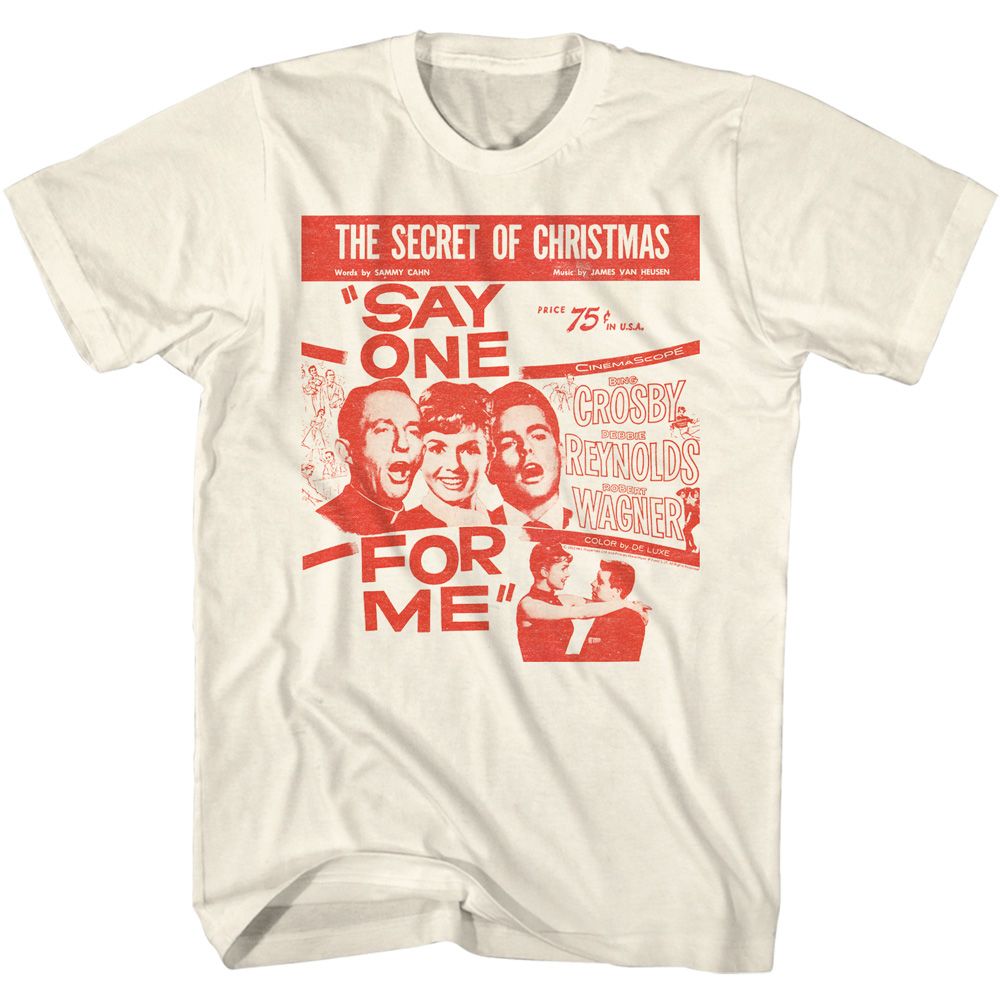 Bing Crosby - The Secret Of Christmas - Short Sleeve - Adult - T-Shirt