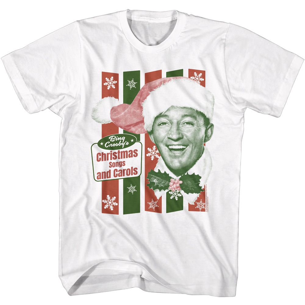 Bing Crosby - Christmas Songs - Short Sleeve - Adult - T-Shirt