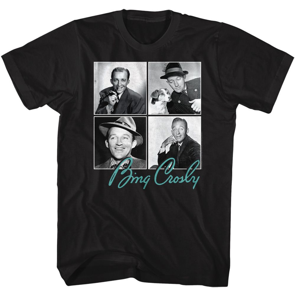 Bing Crosby - 4 Square - Short Sleeve - Adult - T-Shirt