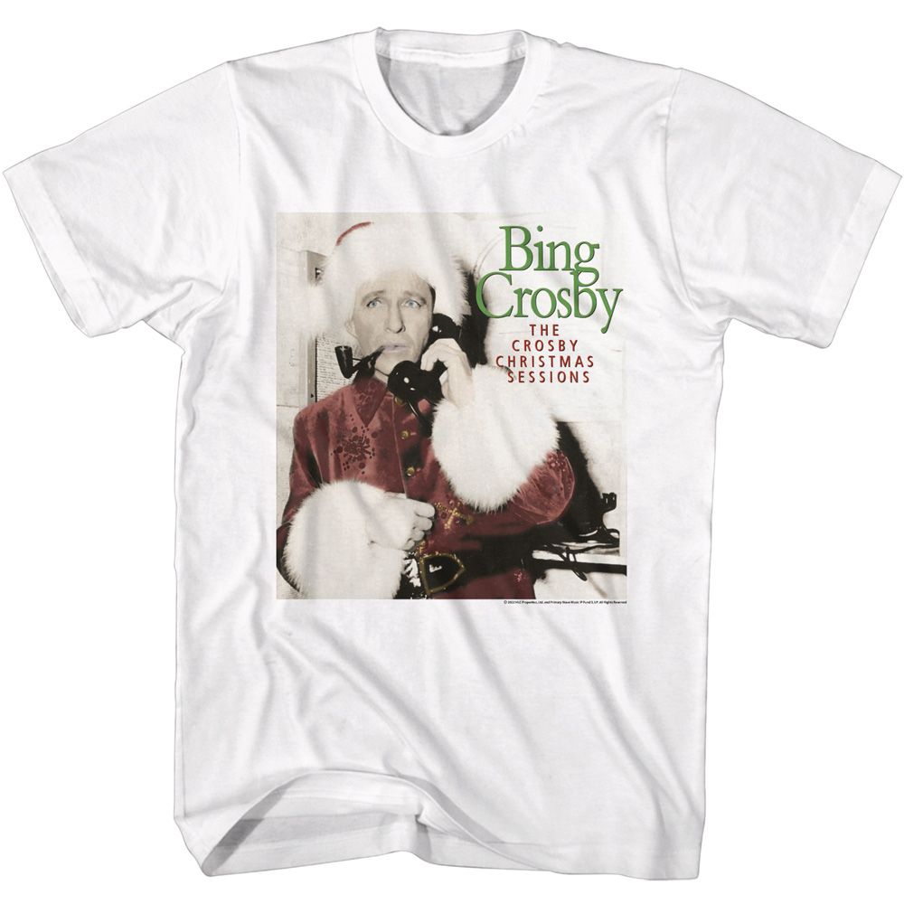 Bing Crosby - Christmas Sessions Album - Short Sleeve - Adult - T-Shirt