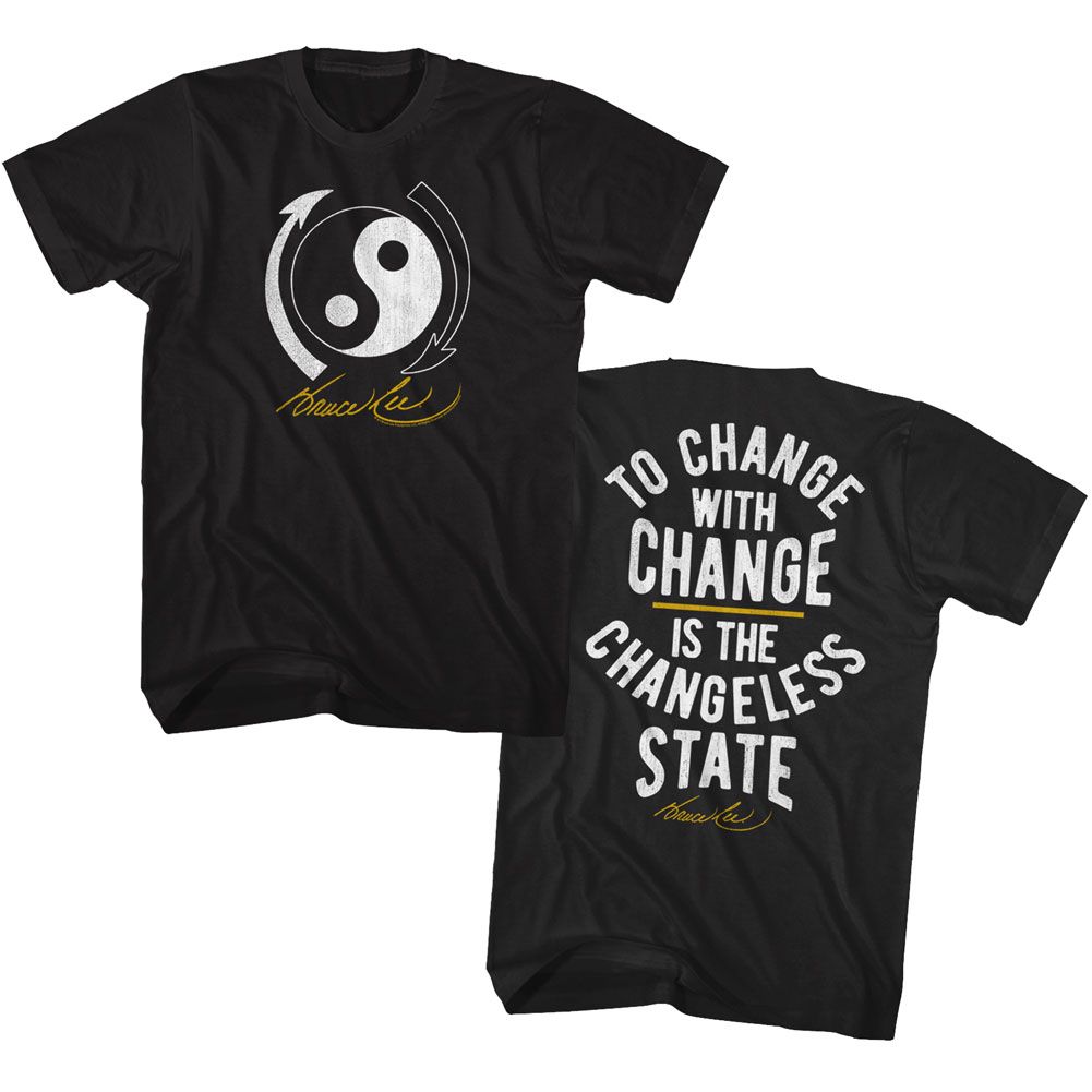 Bruce Lee - Change - Short Sleeve - Adult - T-Shirt