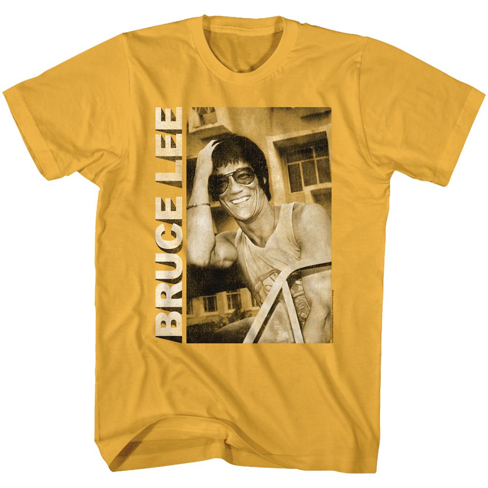 Bruce Lee - Casual Smiling - Short Sleeve - Adult - T-Shirt