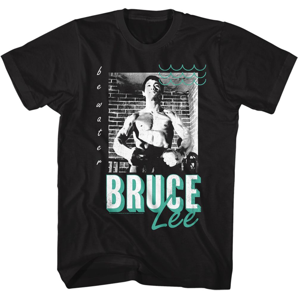 Bruce Lee - Green Water - Short Sleeve - Adult - T-Shirt