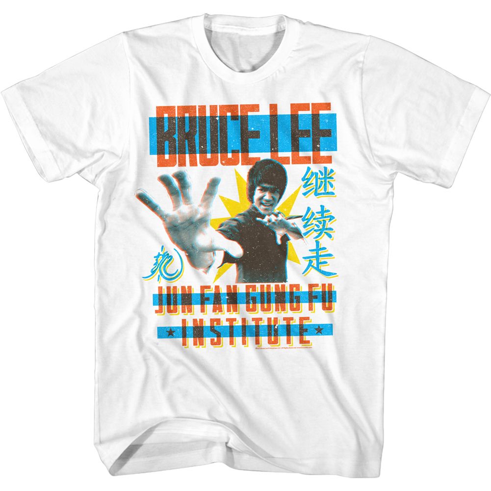 Bruce Lee - Poster Primaries - Short Sleeve - Adult - T-Shirt