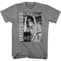 Bruce Lee - Casual Smiling 2 - Short Sleeve - Heather - Adult - T-Shirt
