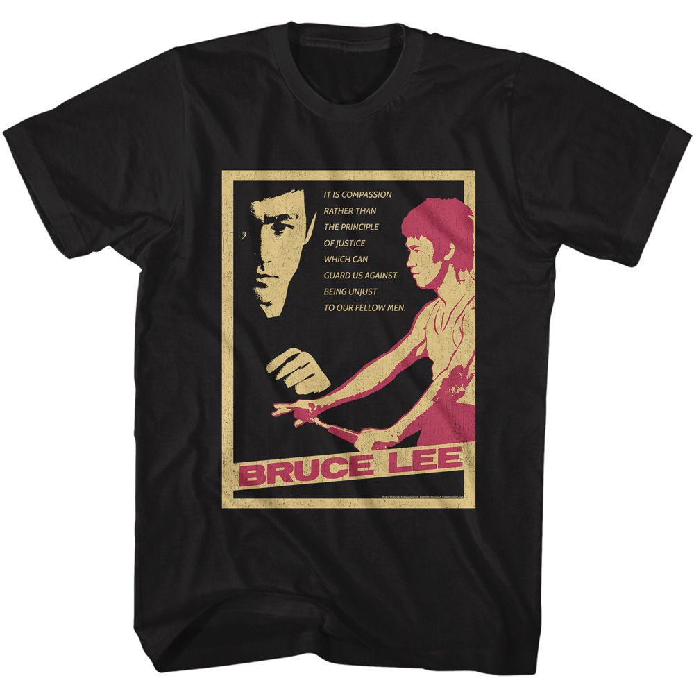 Bruce Lee - Poster - Short Sleeve - Adult - T-Shirt