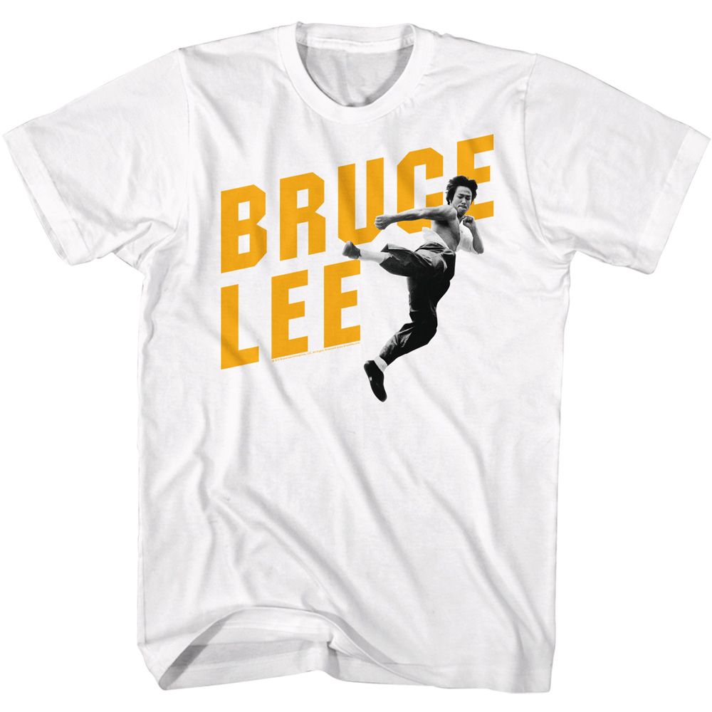 Bruce Lee - In Front Of Name - Short Sleeve - Adult - T-Shirt