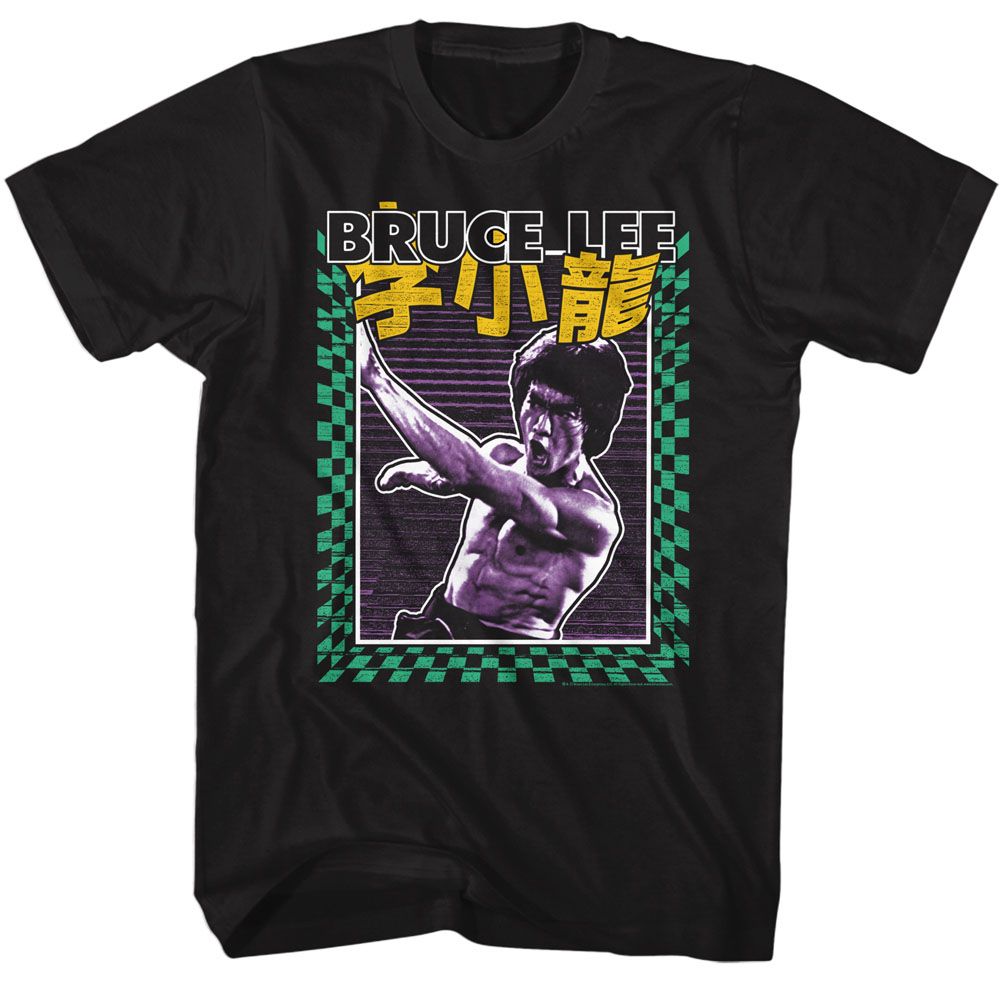 Bruce Lee - Bright Patterns - Short Sleeve - Adult - T-Shirt