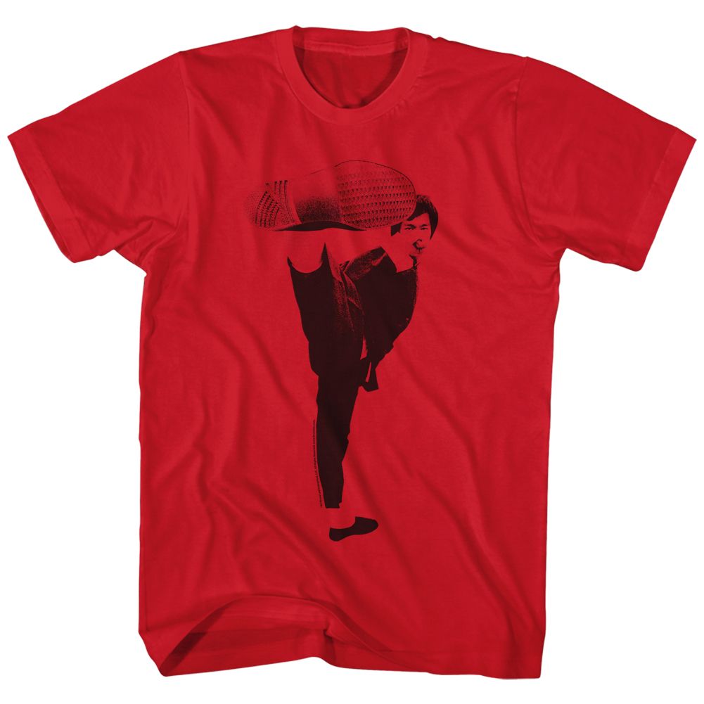 Bruce Lee - Kick - Short Sleeve - Adult - T-Shirt