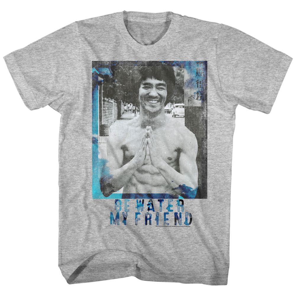 Bruce Lee - Water 2 - Short Sleeve - Heather - Adult - T-Shirt