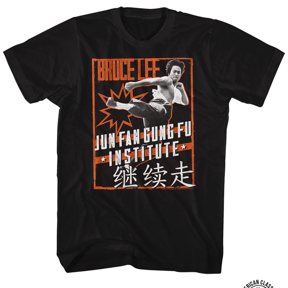 Bruce Lee - Pow Gung Fu - Short Sleeve - Adult - T-Shirt