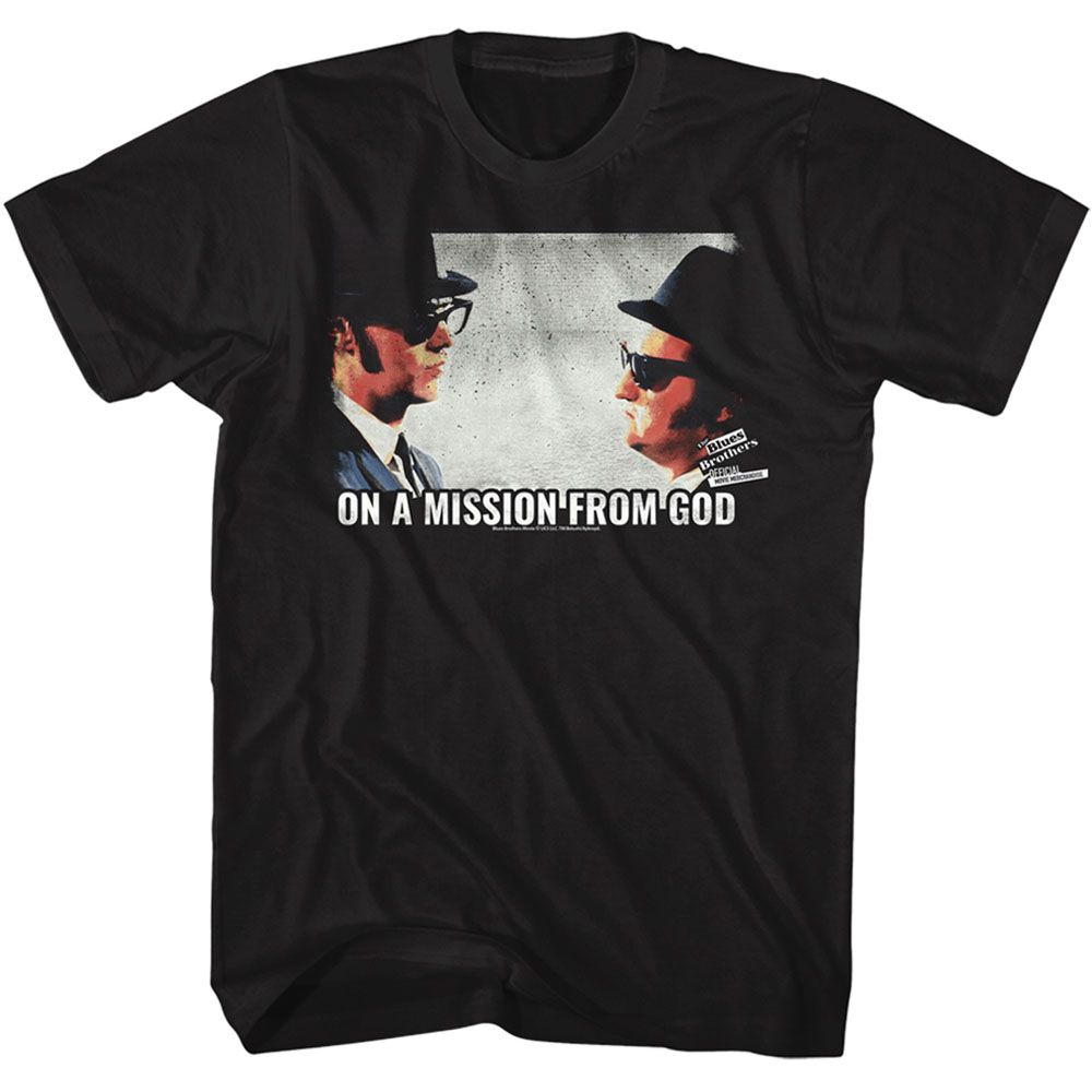 The Blues Brothers - On A Mission - Short Sleeve - Adult - T-Shirt