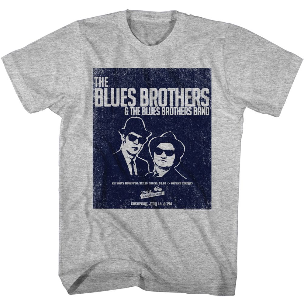 The Blues Brothers - Blues Poster 2 - Short Sleeve - Adult - T-Shirt
