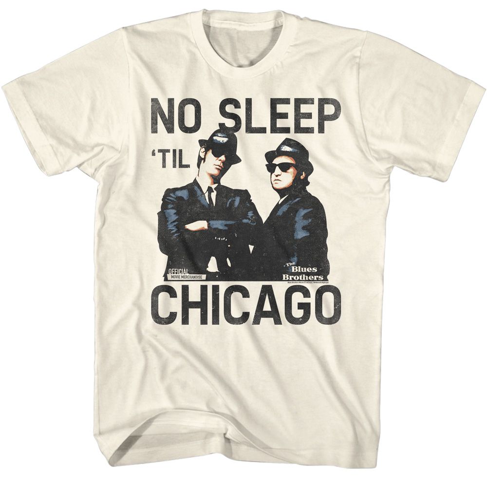The Blues Brothers - No Sleep - Short Sleeve - Adult - T-Shirt