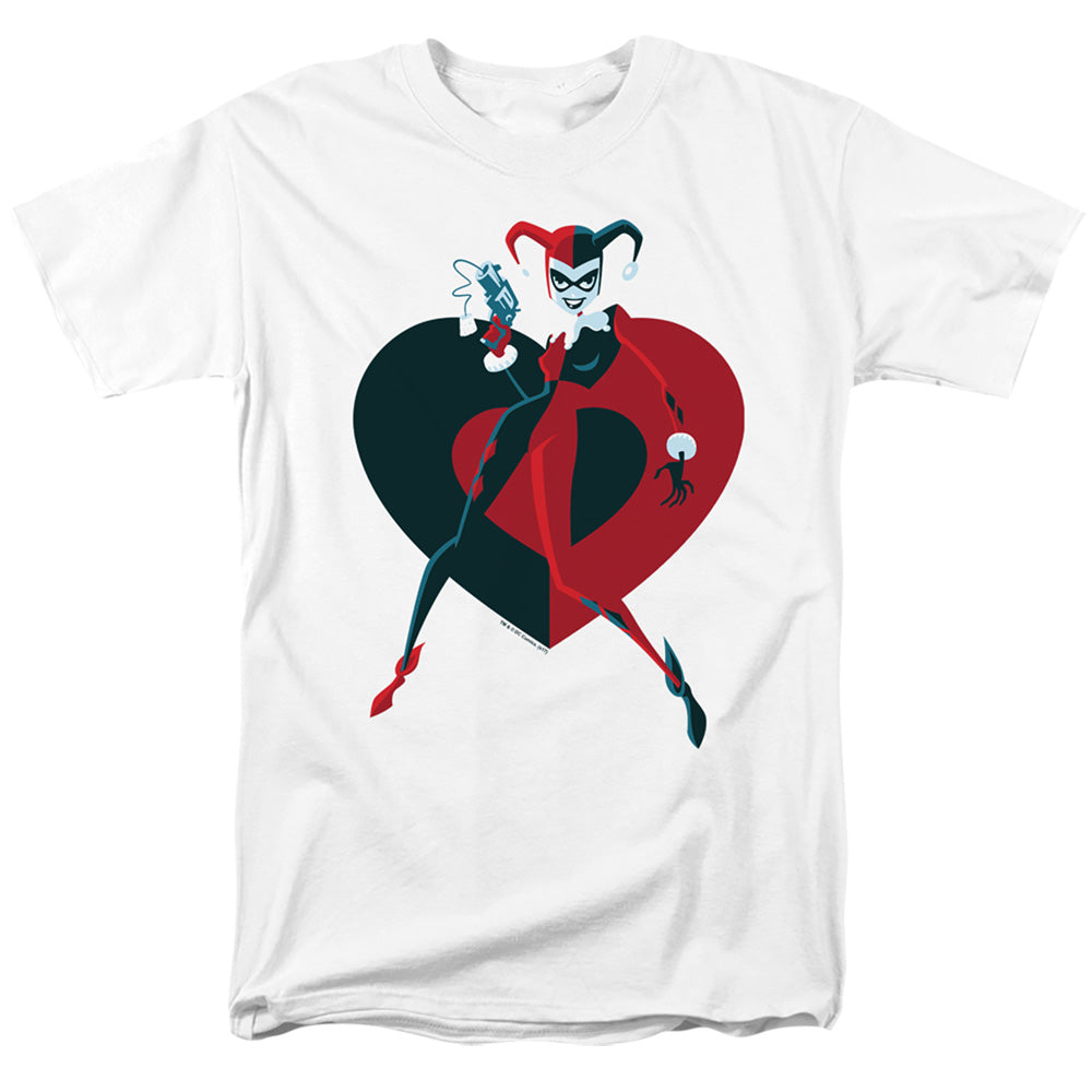 DC Comics - Harley Quinn - Harely Heart - Adult T-Shirt