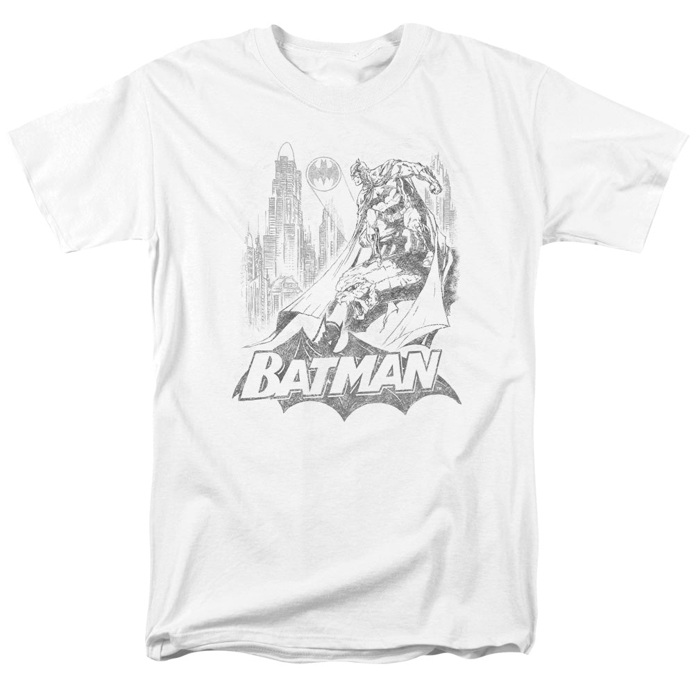 DC Comics - Batman - Bat Sketch - Adult T-Shirt