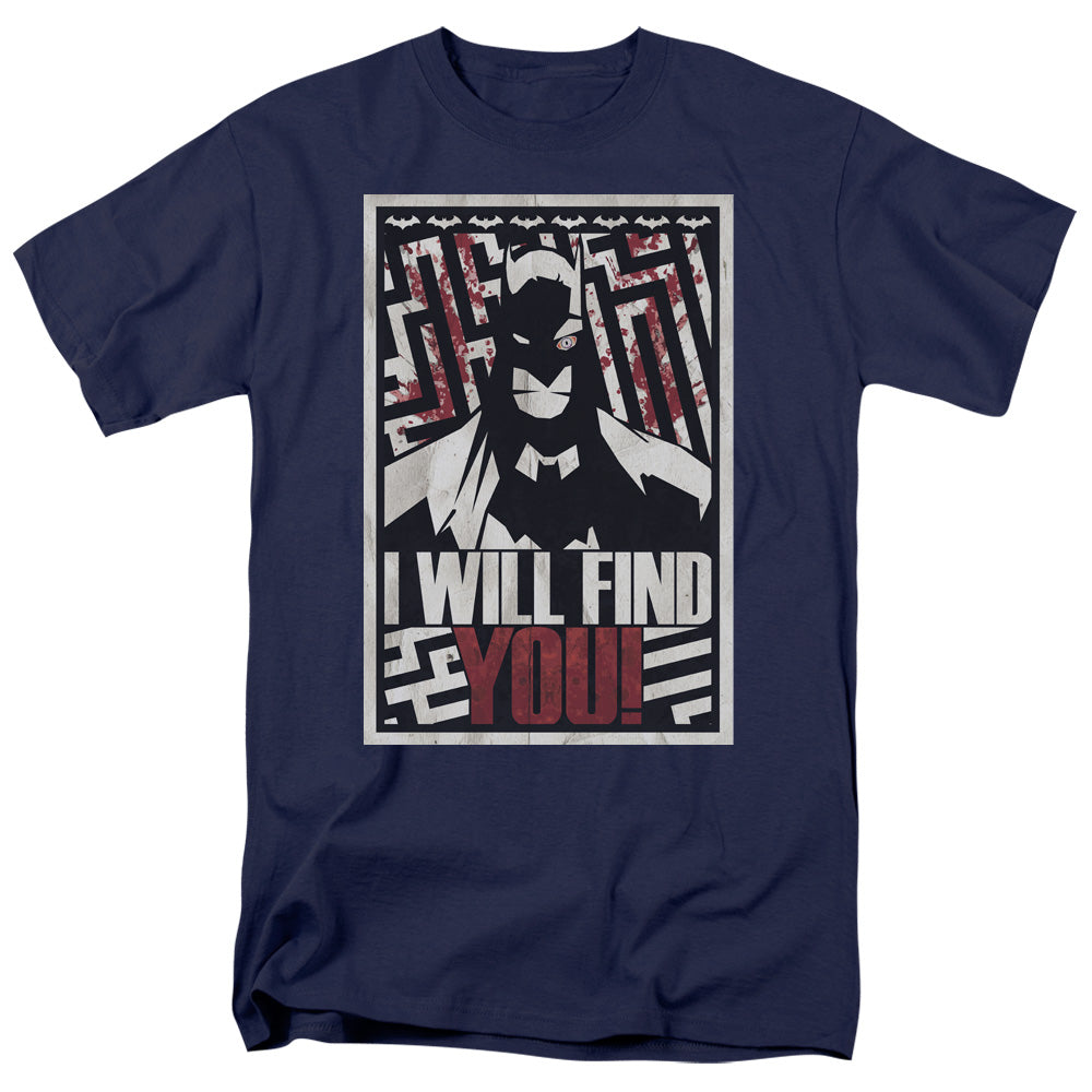 DC Comics - Batman - I Will Fnd You - Adult T-Shirt